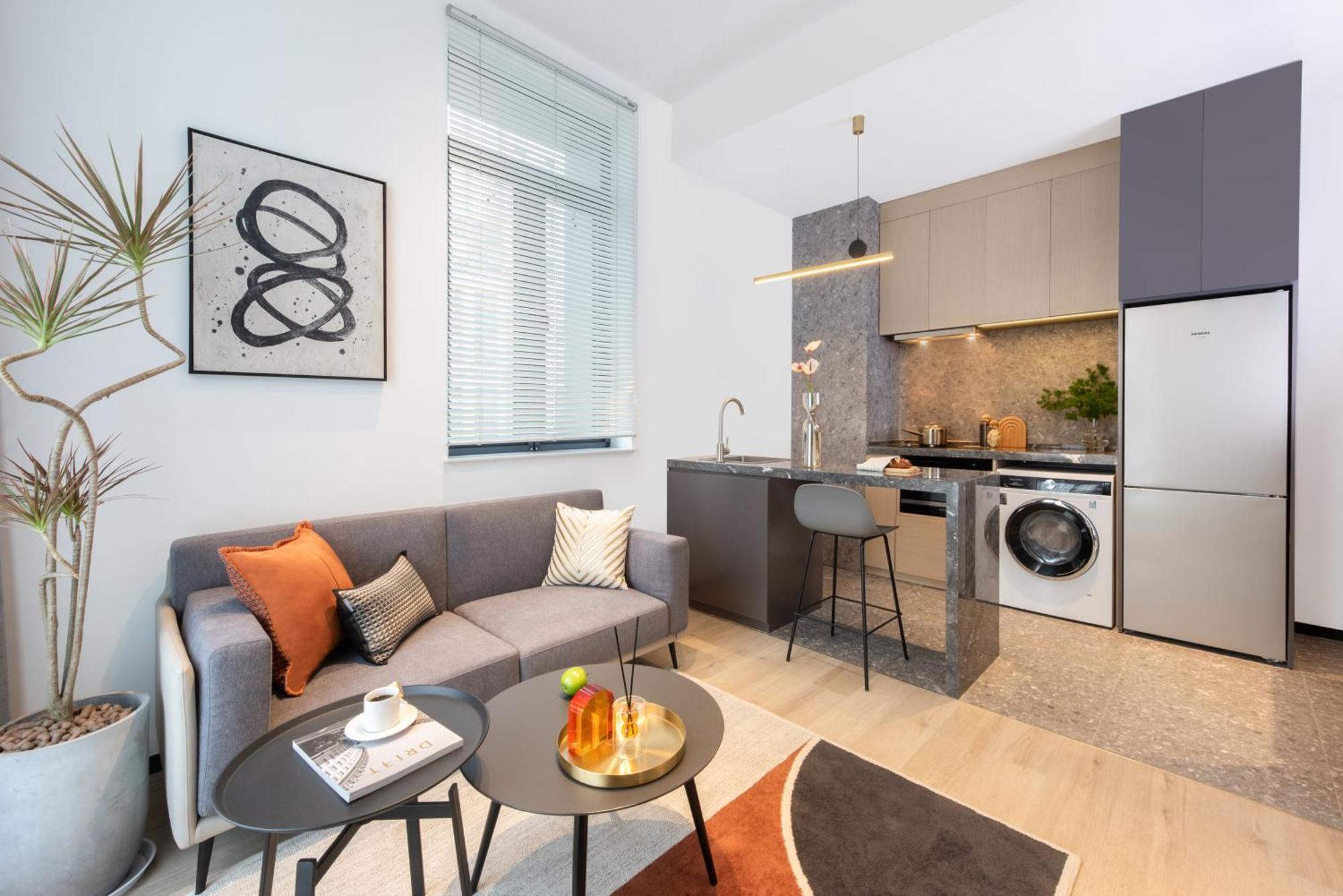 Apartment Base-beijing Sanlitun Serviced Apartment-close To Forbidden City, Tian'anmen Square &bike &subway Line 2&3&17 &free Coffee &washing Machine, Kitchen &english Speaking &high Speed Free Wifi &robot